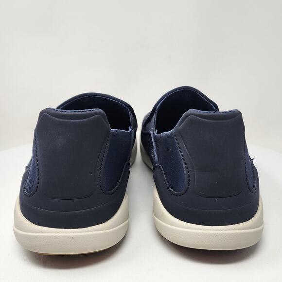 OluKai Dede Nohea Pae Slip-on Sneaker Men 11.5 Navy Blue Mesh Lightweight - Picture 6 of 14
